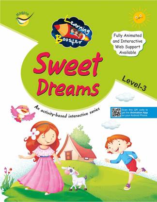 Sweet Dreams Rhymes Level-3 (Nursery English Rhyme With Activity Book For UKG Kids) Fully Animated And Interactive Web Support Age Group 4 To 8