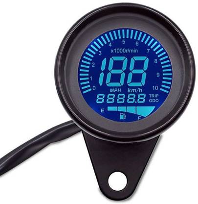 P A UNIVERSAL DIGITAL METER BLACK-01 Digital Speedometer