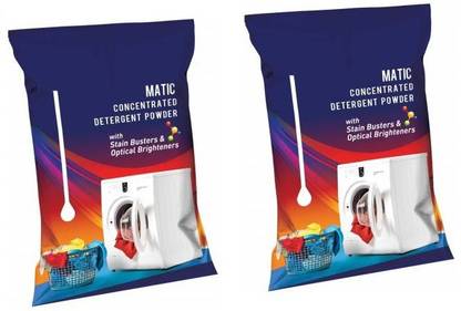 Modicare concentrated detergent powder with busters & optical brighteners set of 2 Detergent Powder