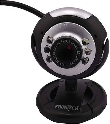 FRONTECH WEB CAM FT-2251 20 HD  Webcam with Built-In Microphone with Night Vision USB Connectivity