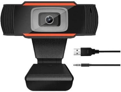 एकार्ट HD 1080P Webcam with Mic Rotatable PC Desktop Web Camera Cam Mini Computer WebCamera Cam Video Recording Work 3 HD वेबकैम बिल्ट-इन माइक्रोफोन के साथ USB कनेक्टिविटी