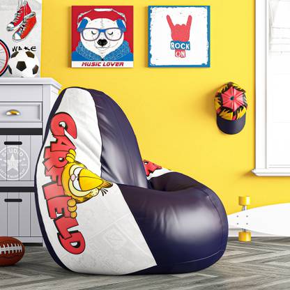 Garfield XXXL Tear Drop Bean Bag Cover (Without Beans)