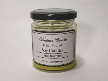 verdana Lime scented Decorative Jar Fragrant Candle