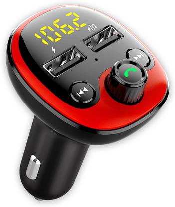 Crust v5.0 Car Bluetooth Device with FM Transmitter, Car Charger, Audio Receiver, MP3 Player, Adapter Dongle, Transmitter