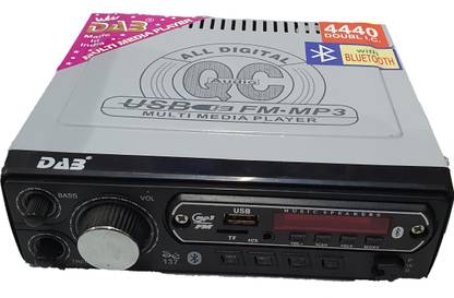 DAB 137 Car USB, FM, Bluetooth, Aux 4440 Double IC player Big Board Car Stereo