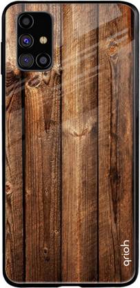 QRIOH Glass Back Cover for Samsung Galaxy M31s