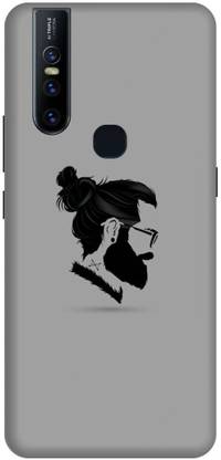 ThePrintlink Back Cover for Vivo V15 (Beard boy,smart ,mundda,back cover