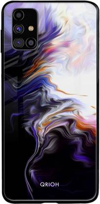 QRIOH Glass Back Cover for Samsung Galaxy M31s