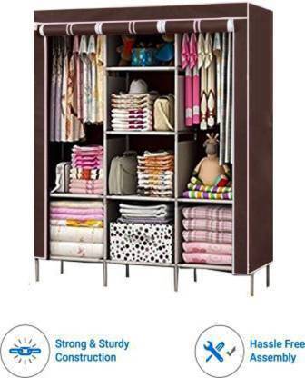 GROOT Micro Fiber Collapsible Wardrobe