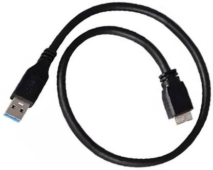 EverMart Micro USB Cable 1 m External Hard Disk Cable USB 3.0 A to Micro B 5Gbps Hard Drive Cable