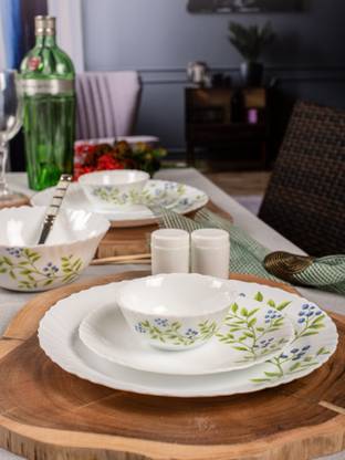 LAOPALA Pack of 12 Opalware Dinner Set