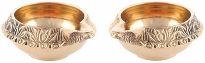 SBBCO Brass (Pack of 2) Table Diya Set