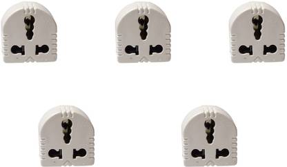 Dcon Universal Conversion Plug 5 to 15 Amp (Pack of 5 piece)) Universal Conversion plug 5 to 15Amp 250v Three Pin Plug