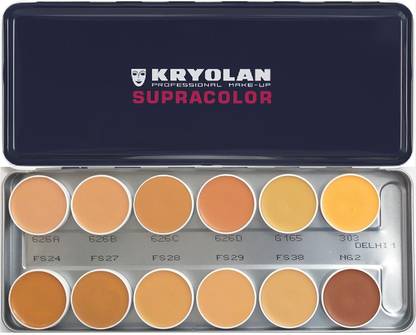 KRYOLAN SupraColor Foundation Palette 12 Color ( Delhi-1 ) Foundation