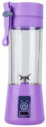 singhal trading company Plastic USB portable juicer Rechargeable Portable Travel Electric Mini USB Juicer Bottle Blender for Making Juice, Shake, Smoothies for Fruits and Vegetables Juicer Mixer Grinder 380ml (multicolor) Hand Juicer