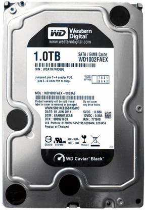 WD WD1002FAEX 1 TB Desktop Multicolor SATA Internal Hard Disk Drive (HDD) (WD1002FAEX)
