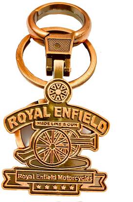 gtrp Full Metal Keyring Keychain for Bullet Metal Keyring RE Motorcycles (Gunmetal Copper) Key Chain