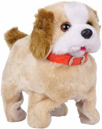 NKZ Walking and Barking Dog Soft Toy Fantastic Puppy Battery Operated Back Flip Jumping Dog Jump Run Toy Kid