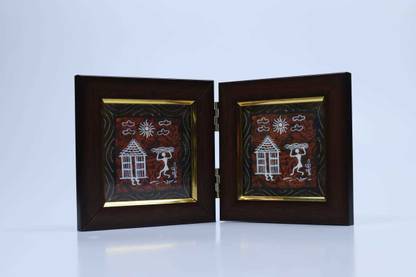 Kalpanik Creations Wood Table Photo Frame