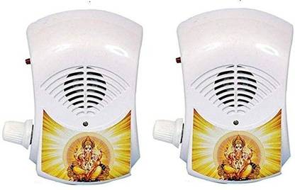ERHIndia Hindu Religious Mini Mantra Device 35 in 1 Mini Chanting Machine Box for Worship Environment Home Pooja Room - Pack of 2 Prayer Kit
