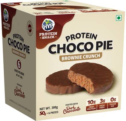 HYP Protein Choco Pie - Brownie Crunch (Box of 6) Nutrition Bars