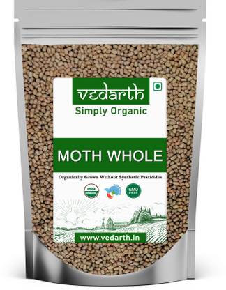 Vedarth Organic Brown Mot Matki (Whole)