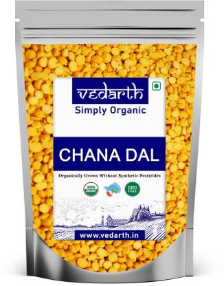 Vedarth Organic Yellow Chana Dal (Split)