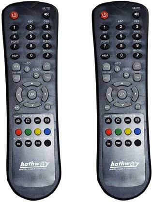 SKY CONTROLS Remote Compatible for HD Set Top Box Remote Control Pack of 2 Hathway Remote Controller