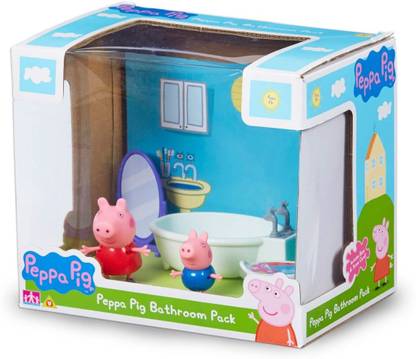 Peppa Pig Bathroom Playset with Figures