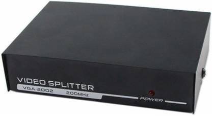 HL Technology 1X2 VGA Video Splitter 2 Port VGA Splitter Media Streaming Device