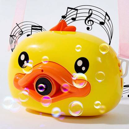 Krux Duck Face Automatic Bubble Camera for Kids| Camera Bubble Maker Water Gun