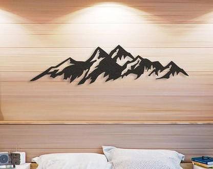 SRC Mountain Metal Wall Art