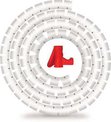 NOVEAU SAFE-T 1ST Cable Wire Zipper 20 MM - 1.5 Meters White - Retail Pack Flexo Wrap Resealable Cable Sleeve