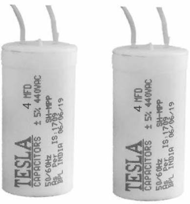 STAR SUNLITE 4 mfd Capacitor for Desert Cooler Kit Motor (White) - 2 Pieces Power Capacitor