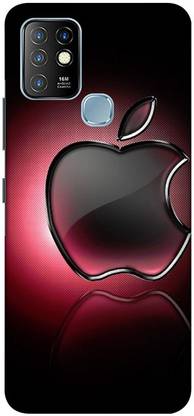 LAXZONE BACK COVER Back Cover for INFINIX HOT 10 ( APPLE WALLPAPER) PRINTED BACK COVER