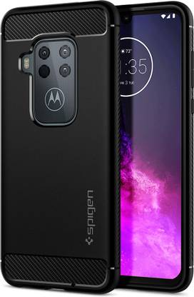 Spigen Rugged Armor Back Cover for Motorola One Zoom