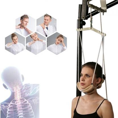 SAMSON Ergonomically Designed Portable Cervical Traction Kit (Sitting) Neck Support