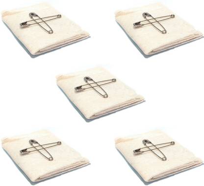 Sarun healthcare Triangular Bandage set of 5,Cotton white Crepe Bandage