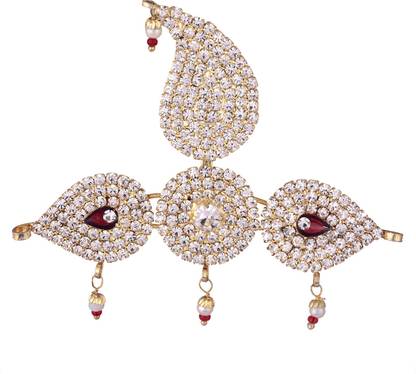 AANSHI SHRINGAR ART SIRPECH MASTAK SHRINGAR MUGAT Deity Ornament