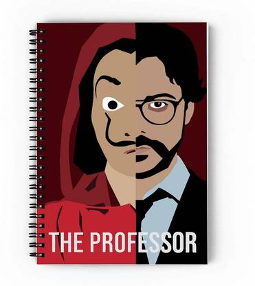 epheriwala Money Heist The Professor A5 Notebook Unruled 160 Pages