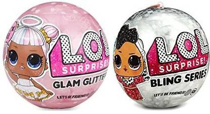 LOL Surprise Deluxe Bundle - 1 Bling and 1 Glam Glitter