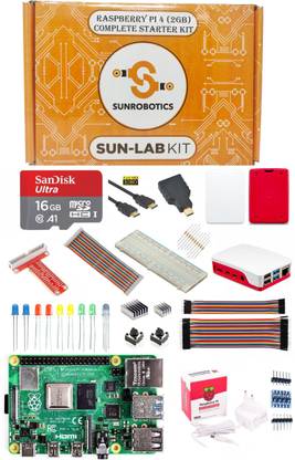 SunRobotics Raspberry Pi 4 (2GB) Complete Starter Kit Electronic Components Electronic Hobby Kit