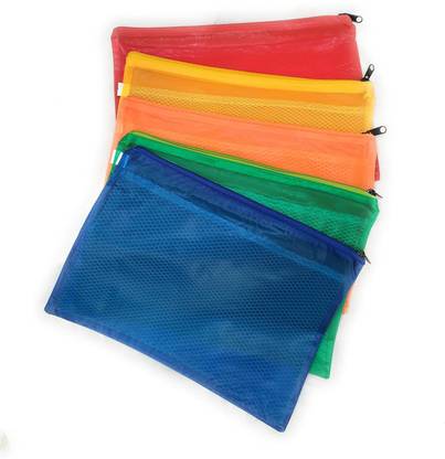 Neel A3 Large Size Document Zip Bag Plastic Storage Pouch