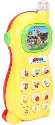 Quinergys Musical Battery Operated Phone Toy For Kids