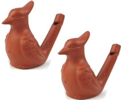 Dominion Care Clay Bird Water Whistle - Set of 2