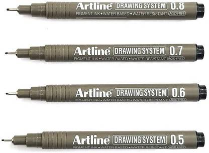 Artline DRAWING PEN LOOSE 0.5-0.8 MM FOR ARTISTS Fineliner Pen
