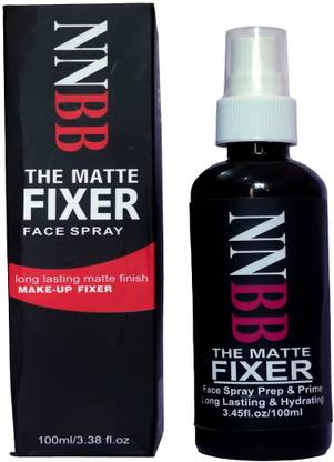 nnbb MATTE MAKEUP FIXER FACE SPRAY FOR ALL SKIN TYPES Primer - 100 ml (TRANSPARENT) Primer  - 100 ml