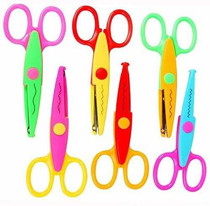Kaizen Enterprises Zig Zag sissor(Pack of 6) Scissors