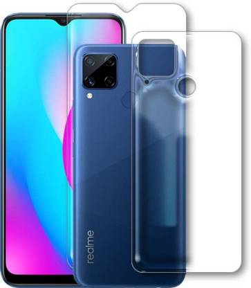 TevarSmart Front and Back Tempered Glass for REALME C15