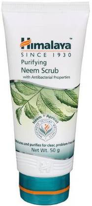 HIMALAYA Since 1930 Purifying Neem Scrub 50g Pack of 4 Scrub